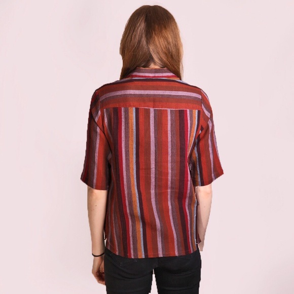 Vintage 1970s Shortsleeved blouse - Picture 3 of 3